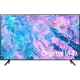 Samsung 58CU7000U Ultra HD 4K LED televizyon ekranında Crystal UHD yazısı görünen vitrin görseli