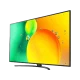 LG 86NANO766QA Ultra HD 4K LED televizyon; canlı renkler ve parlak meyve görselleriyle şık ekran deneyimi