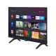 Grundig 43 GHF 6000 B Full HD LED televizyon, siyah çerçeveli ekranında akıllı TV menüsüyle önden görünür.