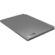 Gri Lenovo LOQ 15IAX9 83GS00L8TRAT86 oyuncu laptop, kapalı durumda üst kapak ve yan bağlantı detaylarıyla