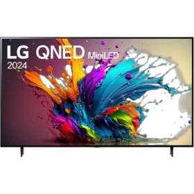 LG 65QNED91T6A Ultra HD 4K QNED MiniLED televizyon, canlı renkli ekran tasarımı