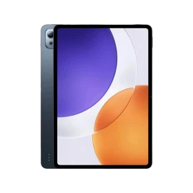 Siyah Xiaomi Pad 7S Pro 12.5, 12 GB RAM ve 256 GB depolamalı oyuncu tablet ekranı önden görünüyor.