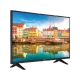 Vestel 40F8400E Full HD FHD TV, siyah LED televizyon; ekranda renkli kanal evleri ve tekneler görülüyor