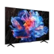 TCL 75V6C Ultra HD 4K LED televizyon, canlı çiçek temalı ekran görüntüsü, genel renk.