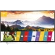 LG 65UG870V Ultra HD 4K LED televizyon ekranında manzara ve Live TV arayüzü, genel renk vitrinde
