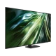 Samsung 85QN90D QLED Ultra HD 4K TV; ince siyah tasarım, canlı yeşil ışık efektiyle ekran görüntüsü