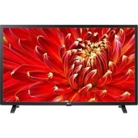LG 32LM630BPLA HD Ready LED Televizyon ekranında kırmızı çiçek deseni görünen vitrin ürünü