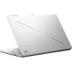 Asus ROG Zephyrus G14 GA403GM-SY142W gümüş ultrabook laptop, kapak açılmış ve şık tasarım görünüyor.