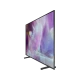 Samsung 85Q60A Ultra HD 4K QLED televizyon, ince tasarımlı siyah ekran paneliyle görünüyor, genel renk