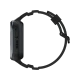 Honor Choice Kids Watch Plus siyah akıllı çocuk saati, yan görünümü ve ayarlanabilir kayışıyla