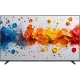 Vestel 65QG9840 Ultra HD 4K QLED televizyon, renkli ekran görüntüsü ve ince siyah çerçevesiyle önden görünüm
