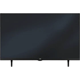 Beko B32K 694G Hotel HD Ready HD TV, siyah çerçeveli televizyon ve ayaklarıyla önden görünüm