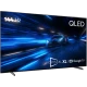 Beko B XL100 C Ultra HD 4K TV, siyah çerçeveli ekranda hızlı otomobil görüntüsüyle QLED ekranı gösteriyor