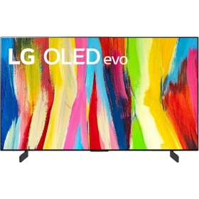 LG OLED42C24LA Ultra HD 4K OLED televizyon, renkli canlı ekranla vitrin görseli