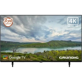 Grundig 55 GJU 7500 B Ultra HD 4K LED televizyon, siyah çerçeveli Google TV ekranı