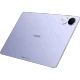 Mor renkli Honor Pad 10 Pro tablet, arka yüz ve çift kamera detayıyla önden açılı görünüm.