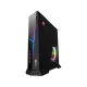 MSI Trident X Plus 9SF-655EU siyah masaüstü bilgisayar, RGB aydınlatmalı kompakt kasa ve fan tasarımıyla