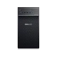 Dell PowerEdge T40 32 GB 2048 GB SSD masaüstü bilgisayarın siyah ön paneli ve havalandırma ızgarası