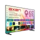 Axen AX65QO4OTL-W2S Ultra HD 4K LED televizyon, webOS Hub arayüzü ve renkli içerik ekranıyla