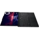 Siyah Lenovo Legion 5 15AHP10 oyuncu laptop, açık ekranı ve tam boy klavyesiyle açılı görünümde