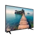 Vestel 55U9501 Ultra HD 4K LED televizyon, deniz manzarası gösteren siyah ekranlı tasarım
