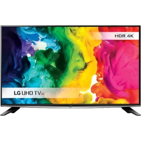 LG 50UH635V Ultra HD 4K LED televizyon, canlı renkler ve HDR 4K içerik ekranı ile vitrin görünümü