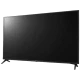 LG 70UM7100PLA Ultra HD 4K LED televizyon, siyah ekranda ince çerçeveli tasarım görünümü