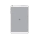 Huawei MediaPad T1 10 beyaz tablet; arka kapak, kamera ve hoparlör ızgarası görünümü net şekilde.