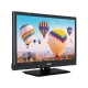 Vestel 20HA5100 HD Ready LED televizyon, siyah çerçeveli tasarımıyla renkli balon manzarasını gösteriyor