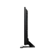 Samsung 40JU6470 Ultra HD 4K TV’nin yan bağlantı noktaları ve standı, genel siyah tasarım