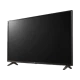 LG 55UJ630V Ultra HD 4K LED televizyon siyah ekran tasarımı, ince çerçeveli genel renk modeli