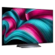 LG OLED77C54LA Ultra HD 4K OLED televizyon, canlı pembe ve mavi soyut renkler ekranda görünüyor