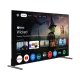 Arçelik A 750 C Ultra HD 4K LED televizyon, siyah tasarımı ve akıllı TV ekranıyla önden görünüm