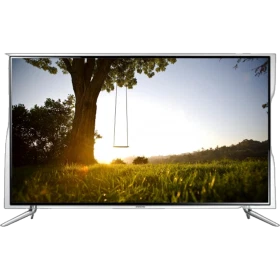 Samsung 40F6800 Full HD FHD TV vitrin görseli; ağaç ve gün batımı manzaralı ekrana sahip televizyon