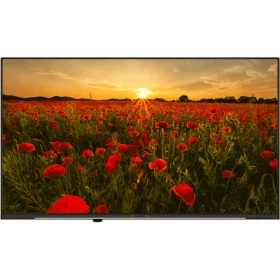 Arçelik A32K 690 HD Ready LED TV, siyah çerçeveli ekranında gün batımında kırmızı gelincik tarlası görüntüsü