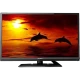 Axen LED HD Ready 19 inç televizyon, siyah çerçeveli ekranda gün batımı ve yunuslar görüntüsü