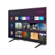 Grundig Tokyo 43 GHU 7900 C Ultra HD 4K LED televizyon, uygulama menüsü açık ekranıyla önden görünüyor