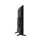 Grundig 65 GDU 7810B Ultra HD 4K LED televizyonun siyah renkli ince yan profili ve bağlantı yuvaları