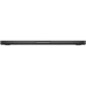Apple MacBook Pro M5 Pro 16.2 inç siyah laptop, kapalı durumda önden ince tasarım görünümü