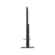 Vestel 65QMG9950 Ultra HD 4K QLED televizyonun siyah renkli ince yan profili ve ayak tasarımı