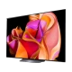 LG OLED65CS3VA Ultra HD 4K OLED televizyon, canlı renkli soyut ekran tasarımı, genel siyah gövde