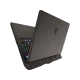 MSI Vector 16 HX A13VHG-495TR koyu gri oyuncu laptop kapağı ve RGB klavye görünümü