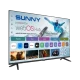 Sunny SN43FPRL Full HD FHD TV, webOS arayüzü ve uygulamaları açık, siyah televizyon önden üç çeyrek açıyla görünür