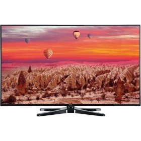 Vestel 32PH8075 HD Ready LED televizyon, siyah çerçeveli ekranında Kapadokya manzarası gösteriyor