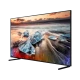 Samsung 82Q900R QLED 82 inç Ultra HD 8K TV ekranında deniz manzarası ve renkli dinamik içerik. Genel siyah tasarım