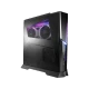 MSI Trident X Plus 9SF-655EU siyah masaüstü bilgisayar, RGB aydınlatmalı ekran kartı ve kompakt kasa