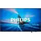 Philips 65PML8709 Ultra HD 4K LED televizyon ön ekranı, mavi manzara ve Philips yazısı ile vitrin görünümü
