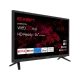 Axen AX24LEDI262C-S HD Ready LED televizyon, siyah çerçeveli 24 inç ekran ve ayaklı tasarım