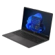 HP 255 G10 D30M3ETH59 siyah iş ve ofis laptopu, Windows arayüzü görünen ekran ile açık konumda