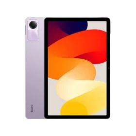 Mor Redmi Pad SE 4 GB 128 GB tablet, ekran ve arka kamera detayı net görünüyor.